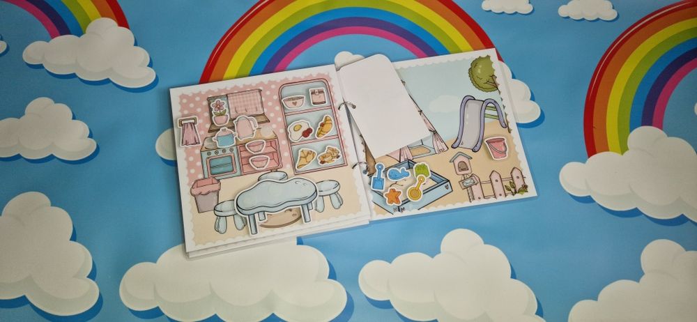 Гра книжка на липучках Лабубу