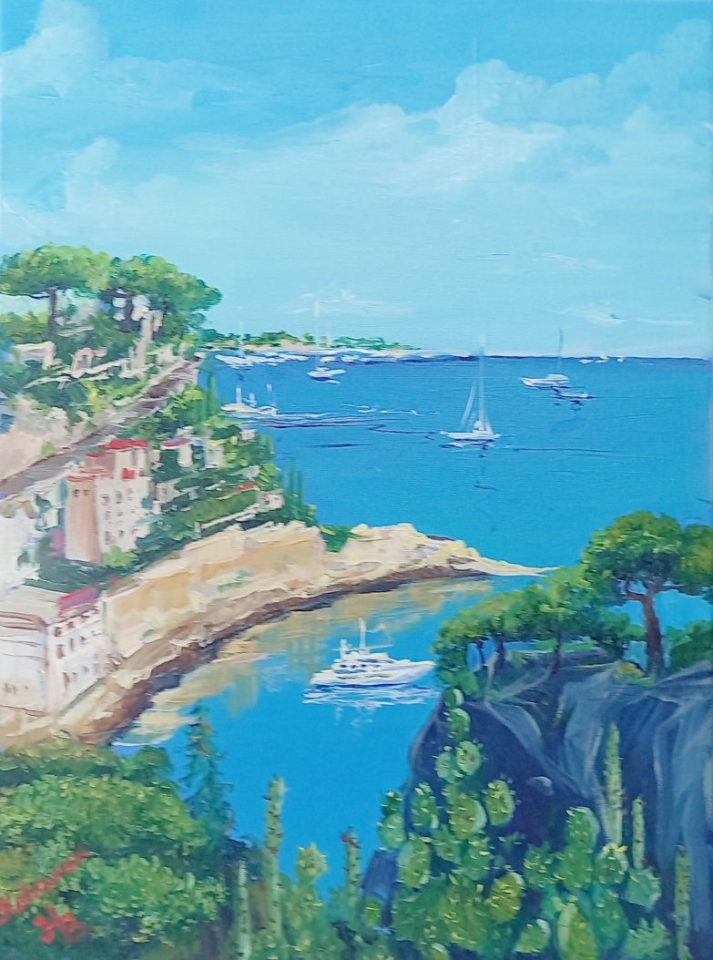 Картини, живопис Наталії Ковалик.Олія холст 30×40.Колекції. Море, Ніца