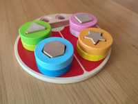 Hape biedronka drewniana układanka zabawka edukacyjna Montessori
