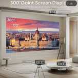 видеопроектор HORLAT 21000Lumenes Android 4K