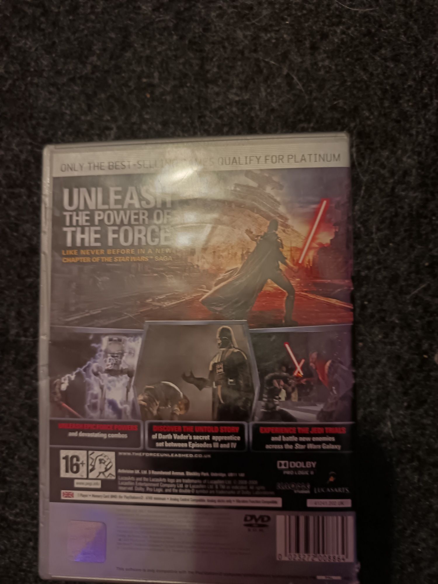 Gra Star Wars The Force Unleashed 2 na PlayStation 2