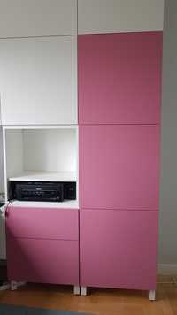 Front do szuflady Besta Ikea różowy wymiar 60x38