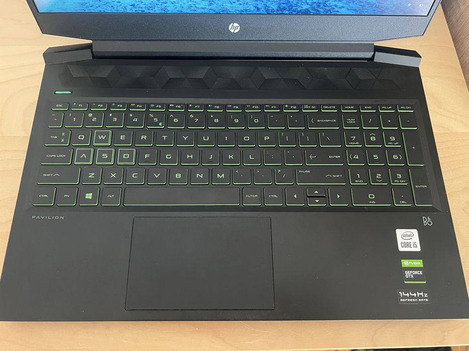 Laptop HP Pavilion i5-10300H 8GB RAM 512SSD GTX 1650Ti 144Hz