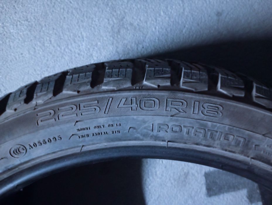 4szt -JakNOWE!-Nokian 8.2mm Hakkapeliitta 9, 225/40/18, opony zimowe