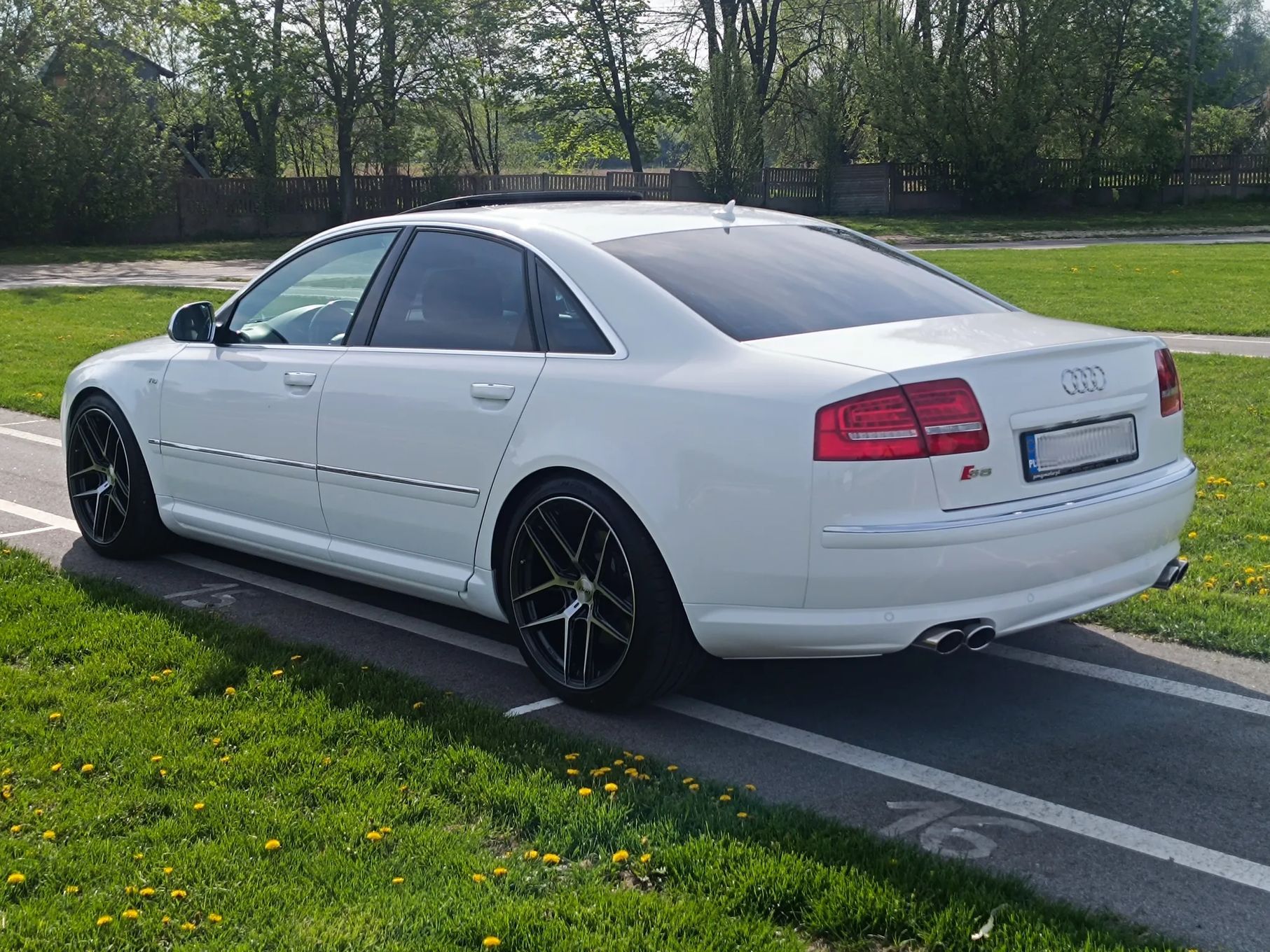 Audi S8 Oryginał 5.2 V10, Karbon, Alcantara, Monitory, Solardach,