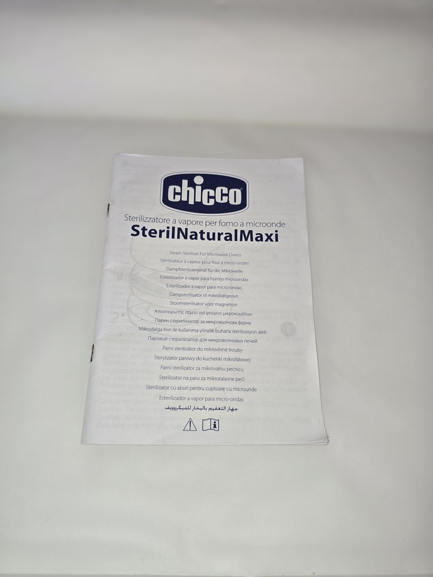 Esterilizador para Microondas Chicco - SterliNaturalMaxi Blue