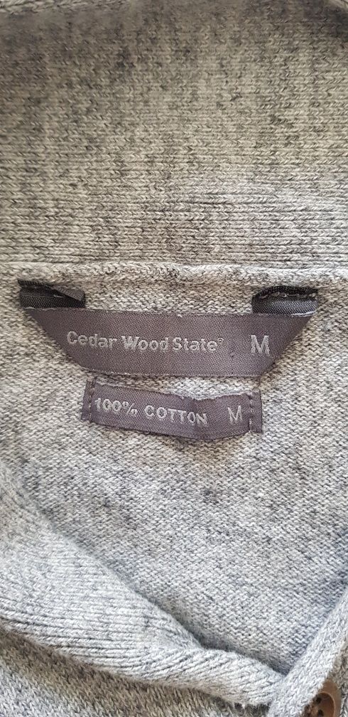 Sweter męski marki Primark Cedar Wood State rozmiar M szary popiel