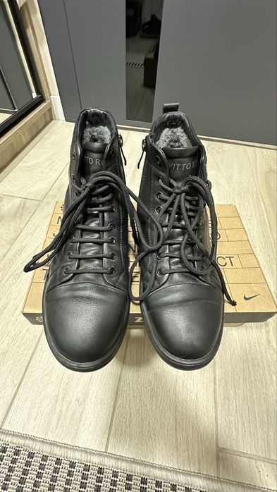 Ботинки мужские Vitto Rossi зимние натур кожа и мех 42 р.