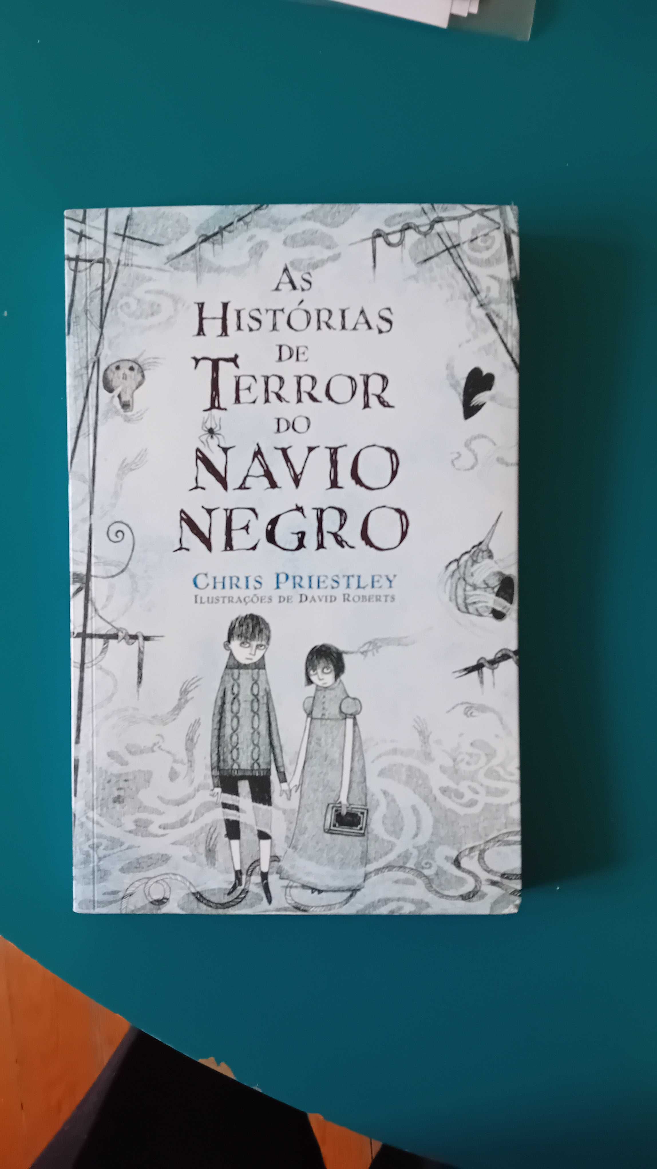 3 livros da colecção de Histórias de Terror, Chris Priestley