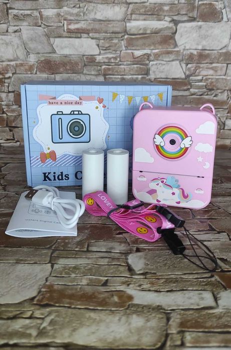 Дитячий фотоапарат P9 Єдиноріг / Миттєвий друк