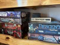 Настольные игры Descent, Sword and sorcery, Древний Ужас, Blood Rage++