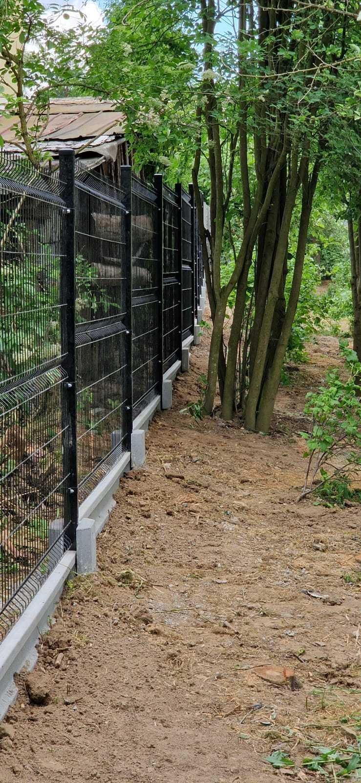 Metr bieżacy 52zł kompletne ogrodzenie panelowe z podmurówka! h123