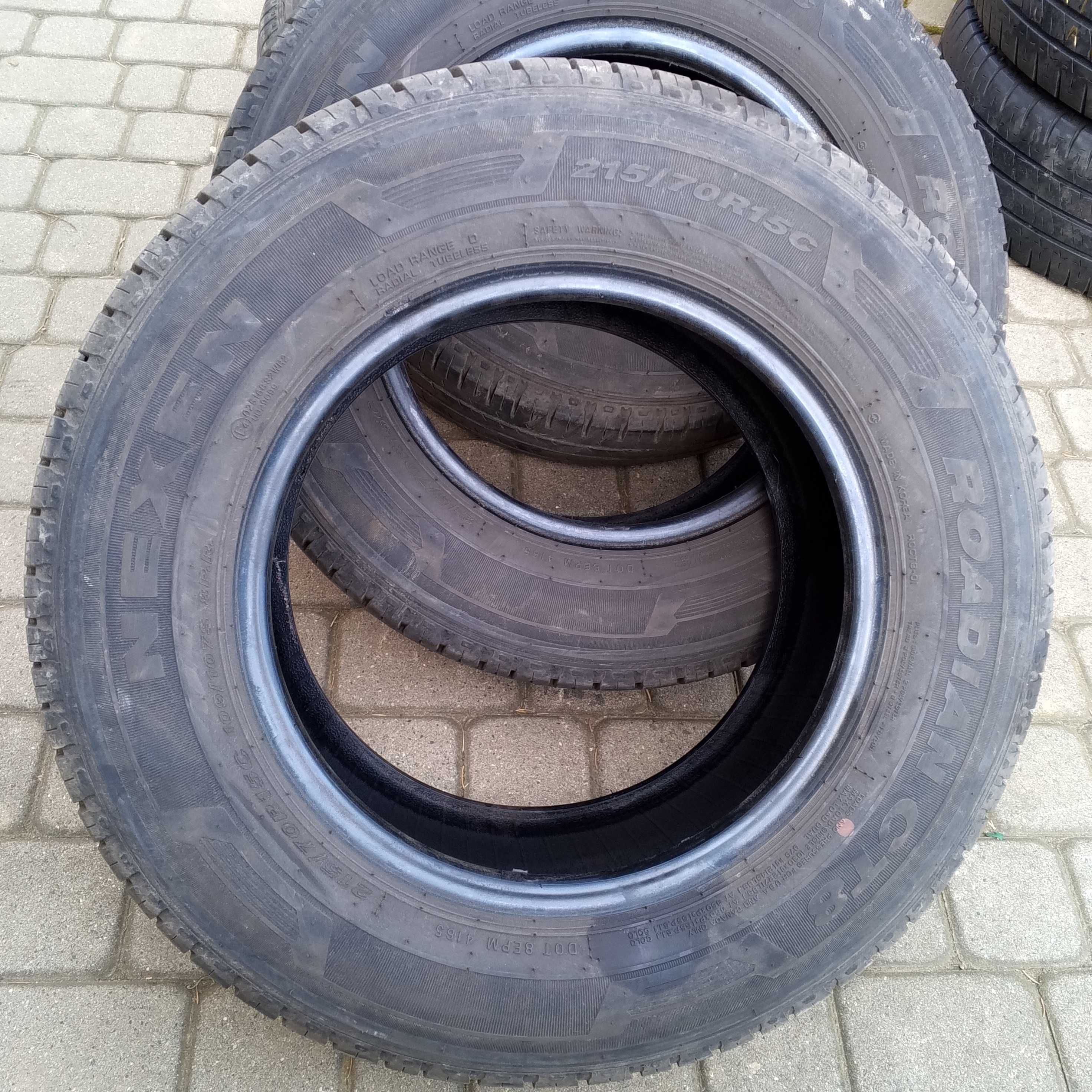 opony jak NOWE 4 szt. 215/70/15 C Nexen