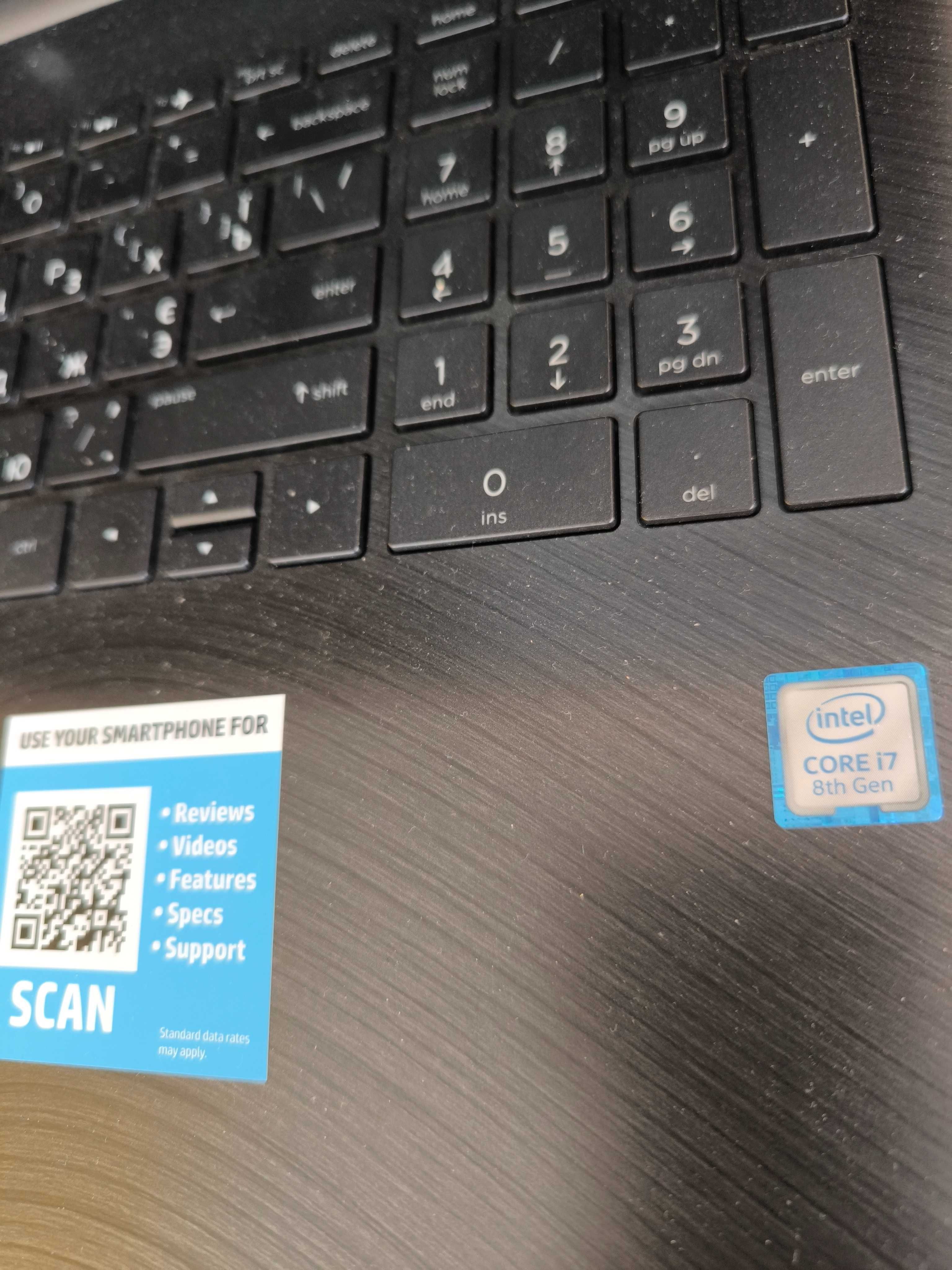 Laptop HP ,Intel core i7, HD display, 1TB pamięci, Windows 10