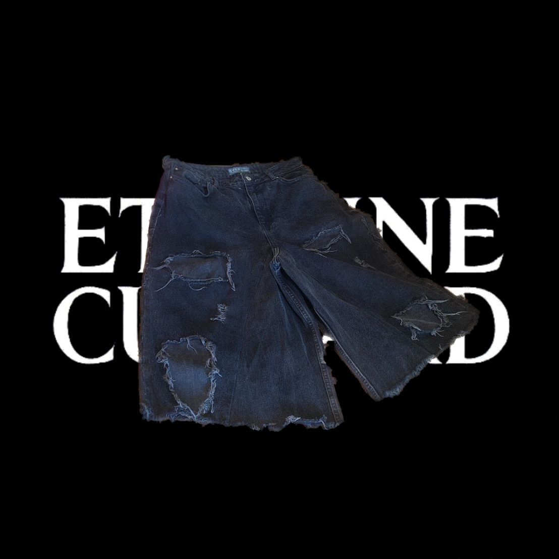 Шорты опиум opium erd Balenciaga Rick playboi archive sk8 y2k порванны
