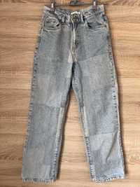 Spodnie jeansy w stanie idealnym patchworkowe regular 164 Reserved