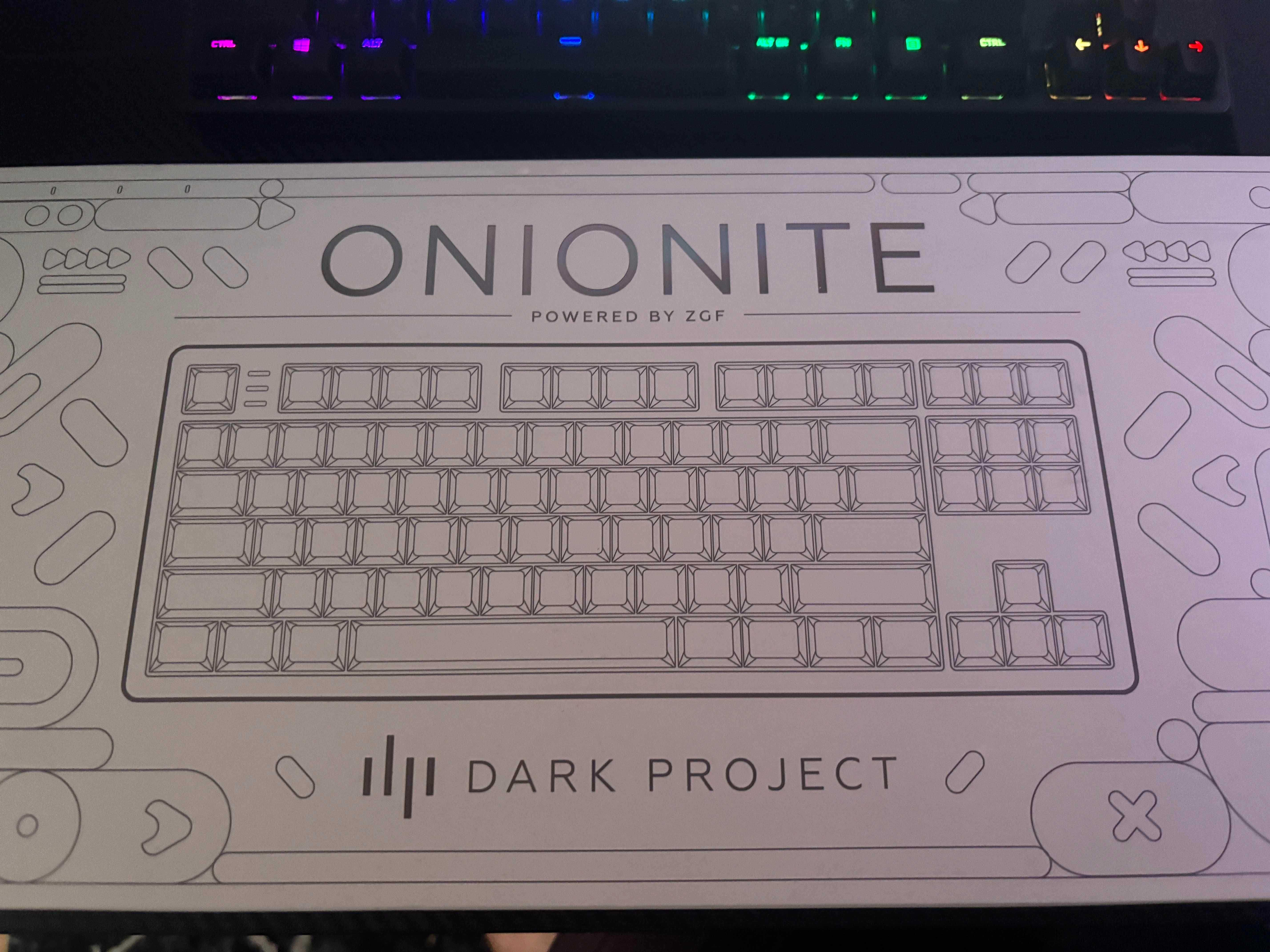 Klawiatura Dark Project ALU87A Onionite