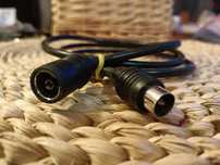Wtyk IEC - Gniazdo IEC. Kabel TV-Video 
 Wtyk IEC - Gniazdo IEC.