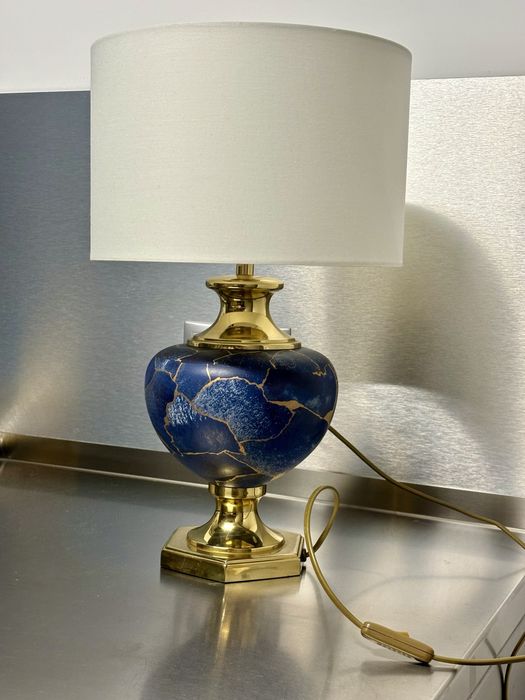 Niesamowita Lampa ceramiczna Mid Century Modern Af Cinquanta Włchy 80