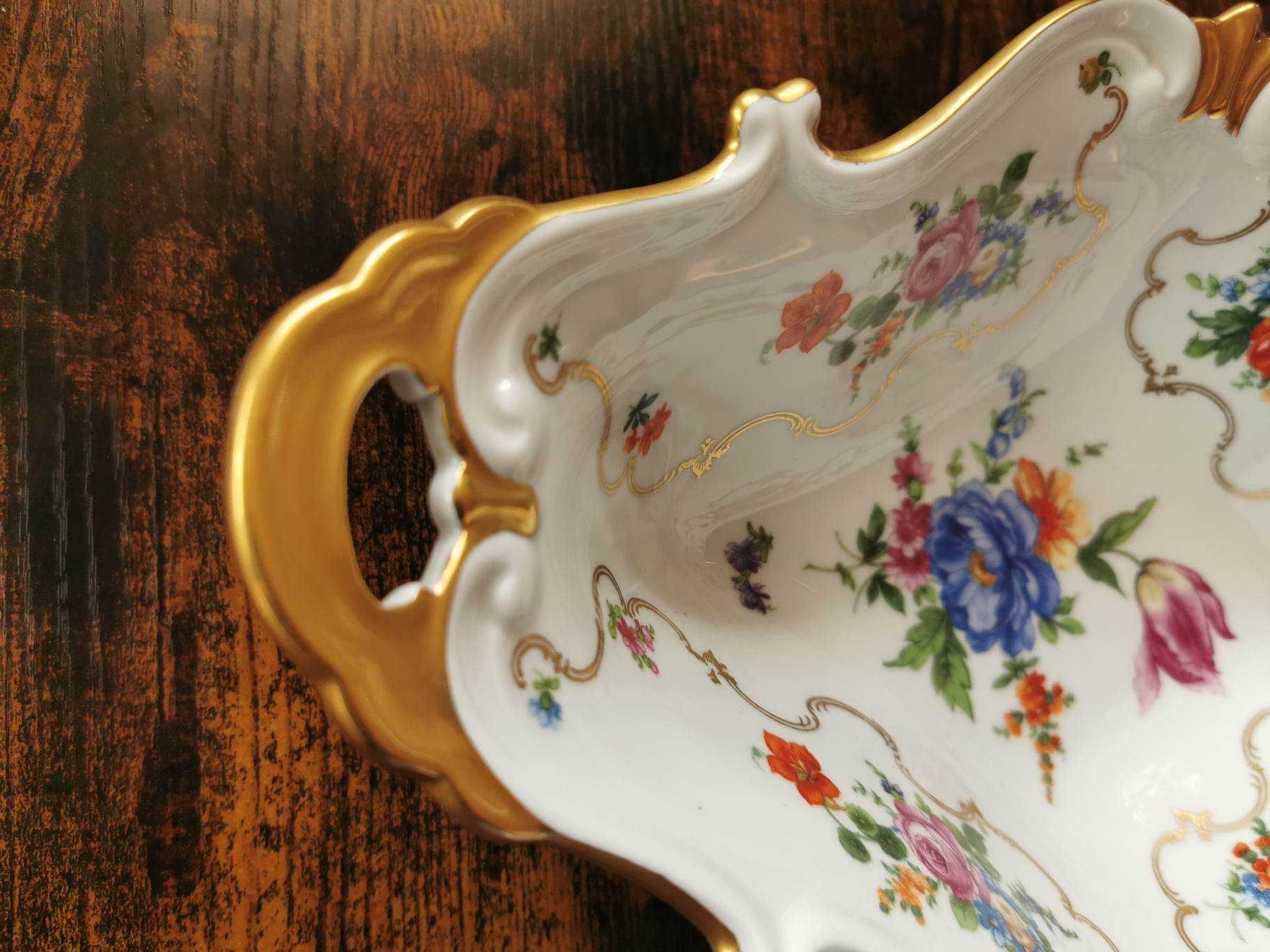 Duża patera Sorau porcelana biała