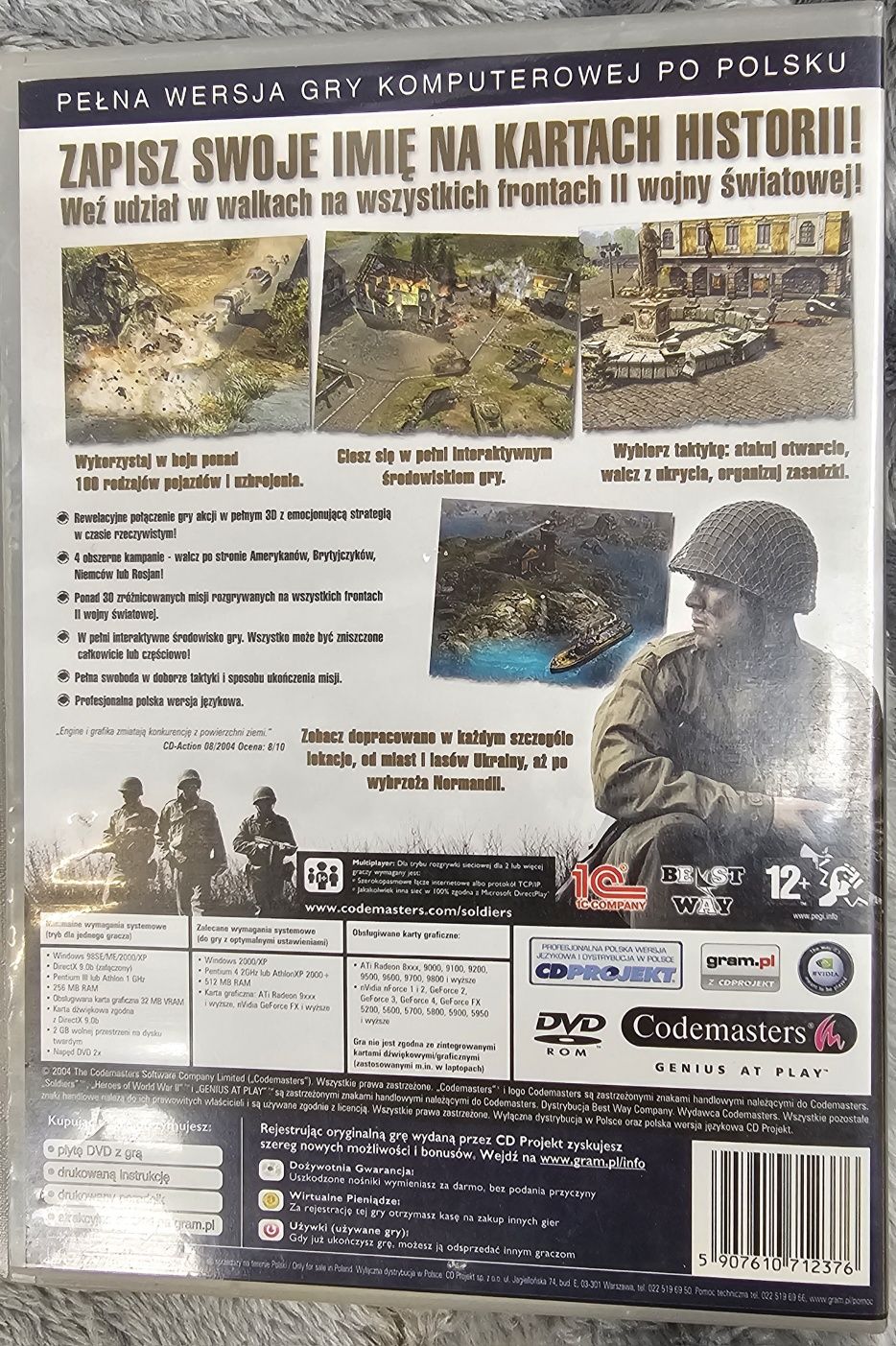 Soldiers Ludzie Honoru Gra PC
