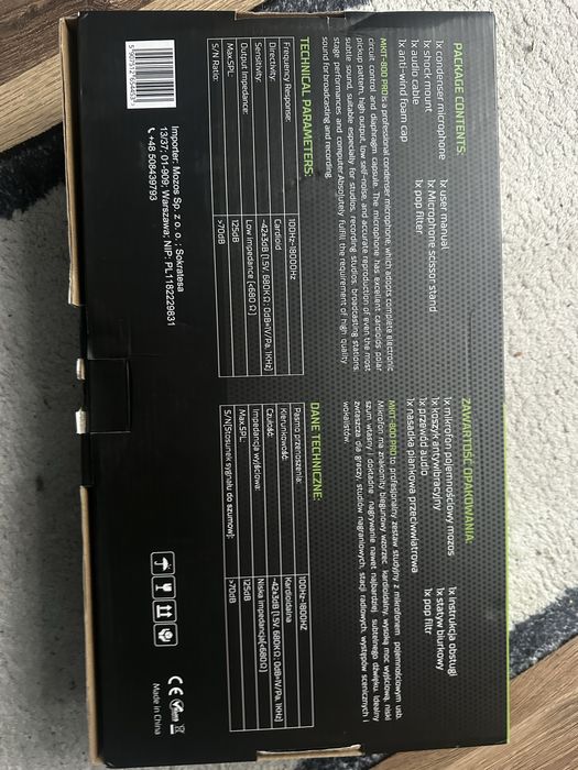 Mikrofon mozos Mkit 800pro v2