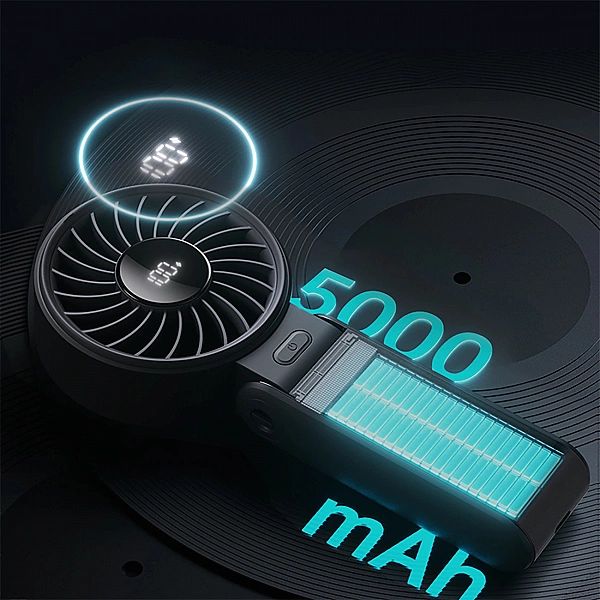 Mini wentylator Jisulife Handheld Fan Life7/3600mAh przenośny wiatracz