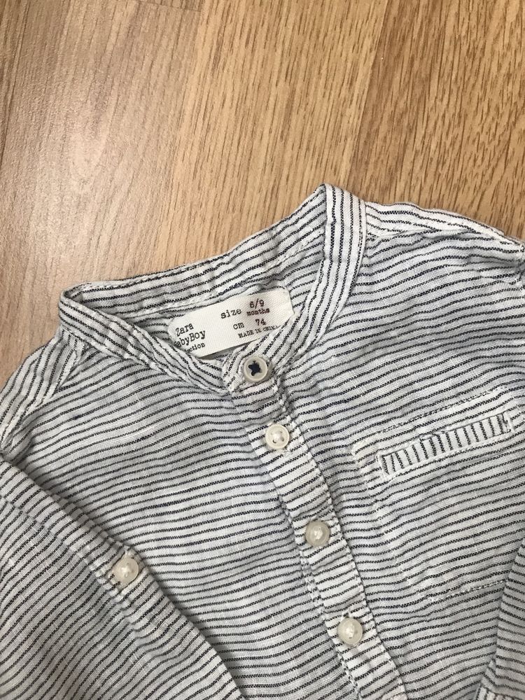 Zara сорочка рубашка джинси набір для хлопчика