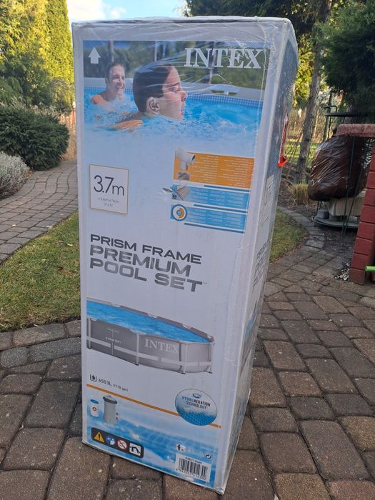 Intex Zestaw basenowy z ramą Prism Frame Pool nowy okazja