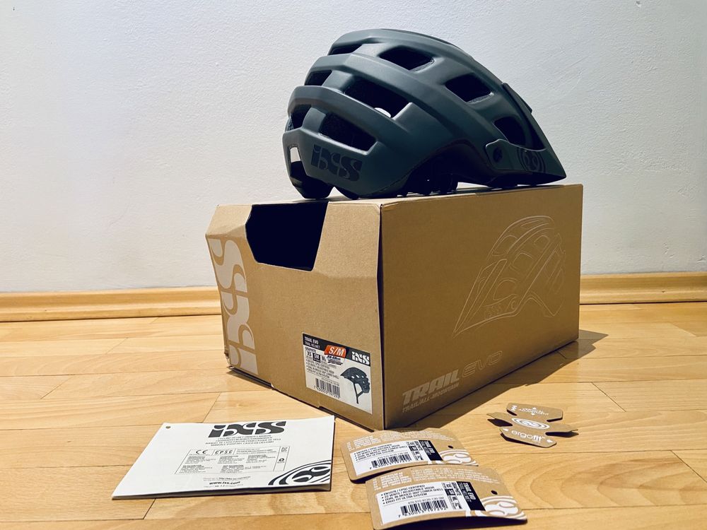 Kask rowerowy IXS Trail EVO enduro MTB z daszkiem roz. S/M 54-58cm