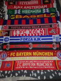 Футбольні шарфи різних футбольних команд