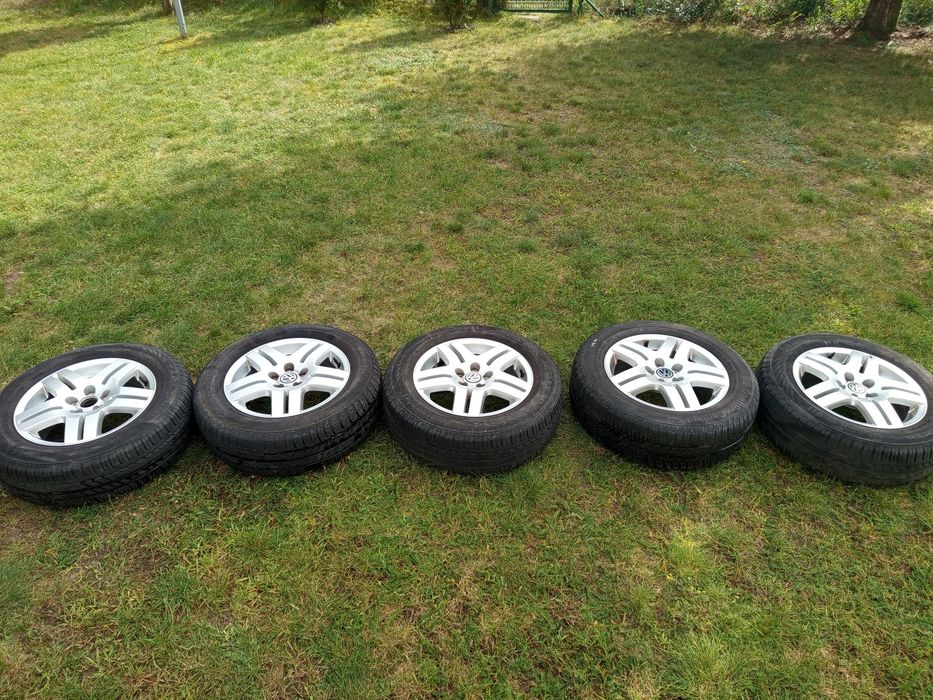 5x Alufelga Volkswagen 15" 5x100