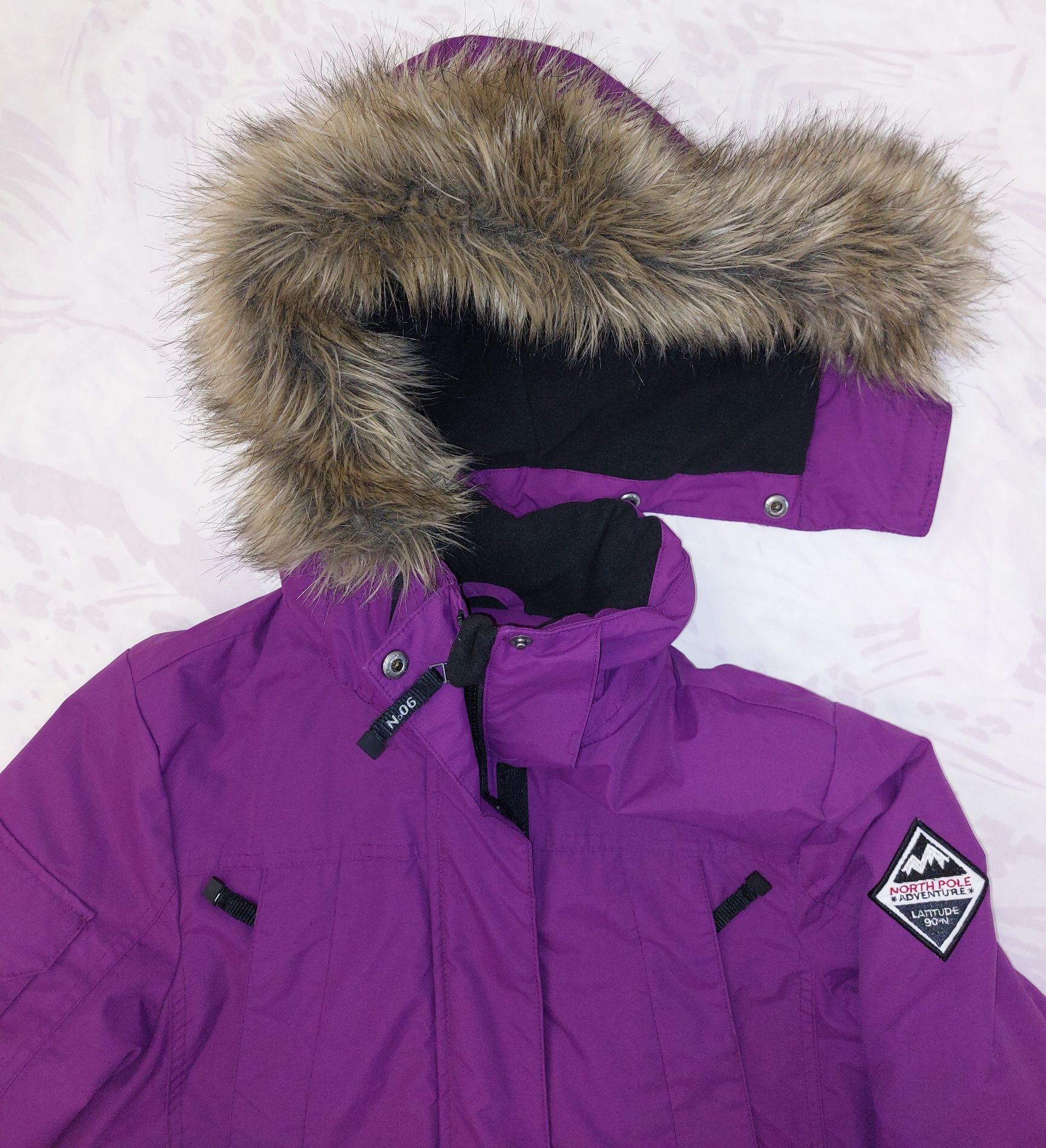 Zimowa kurtka/parka dziewczęca Cubus rozmiar 164 cm
