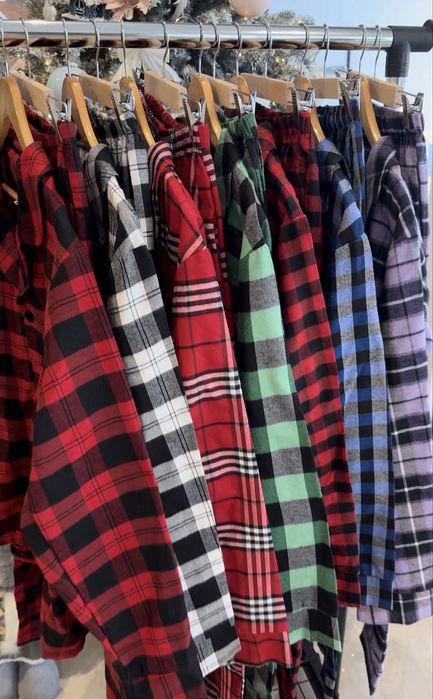 Фланелева піжама жіноча унісекс