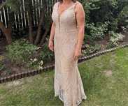 Elegancka suknia wieczorowa 42 wesele