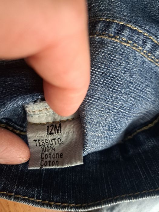 Kurteczka i koszula jeans dla dziewczynki 1-2latka