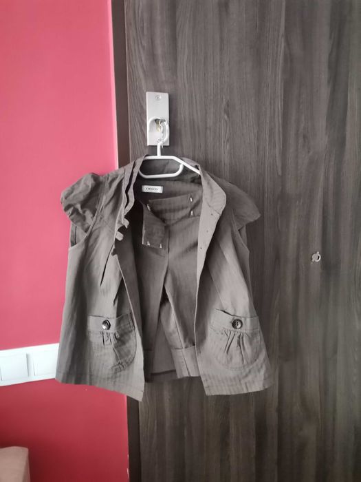 Komplet damski brązowy