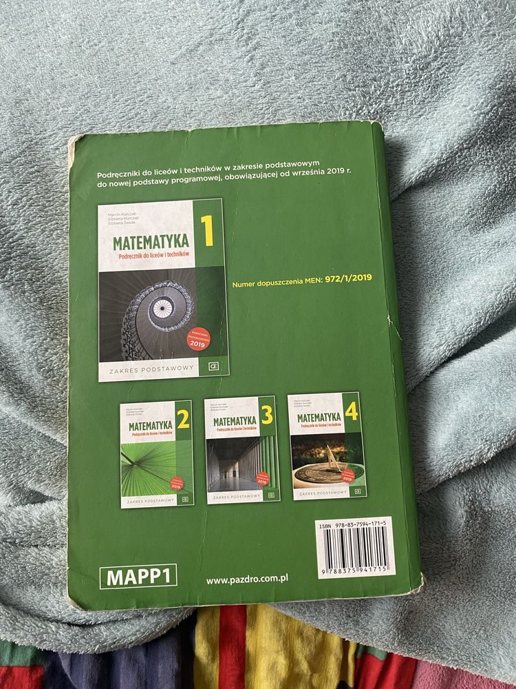 podręcznik matematyka 1 pazdro