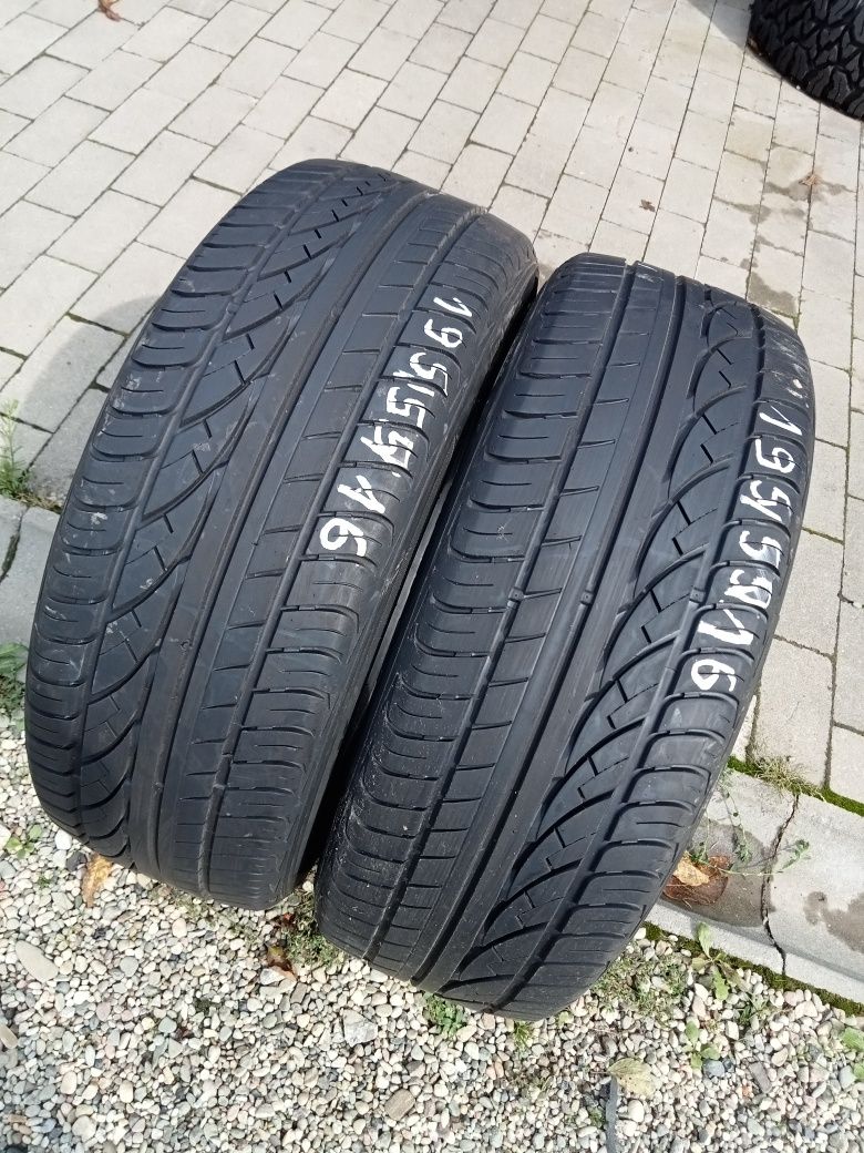 2x Opony Używane 195/55R16 Letnie Hancook