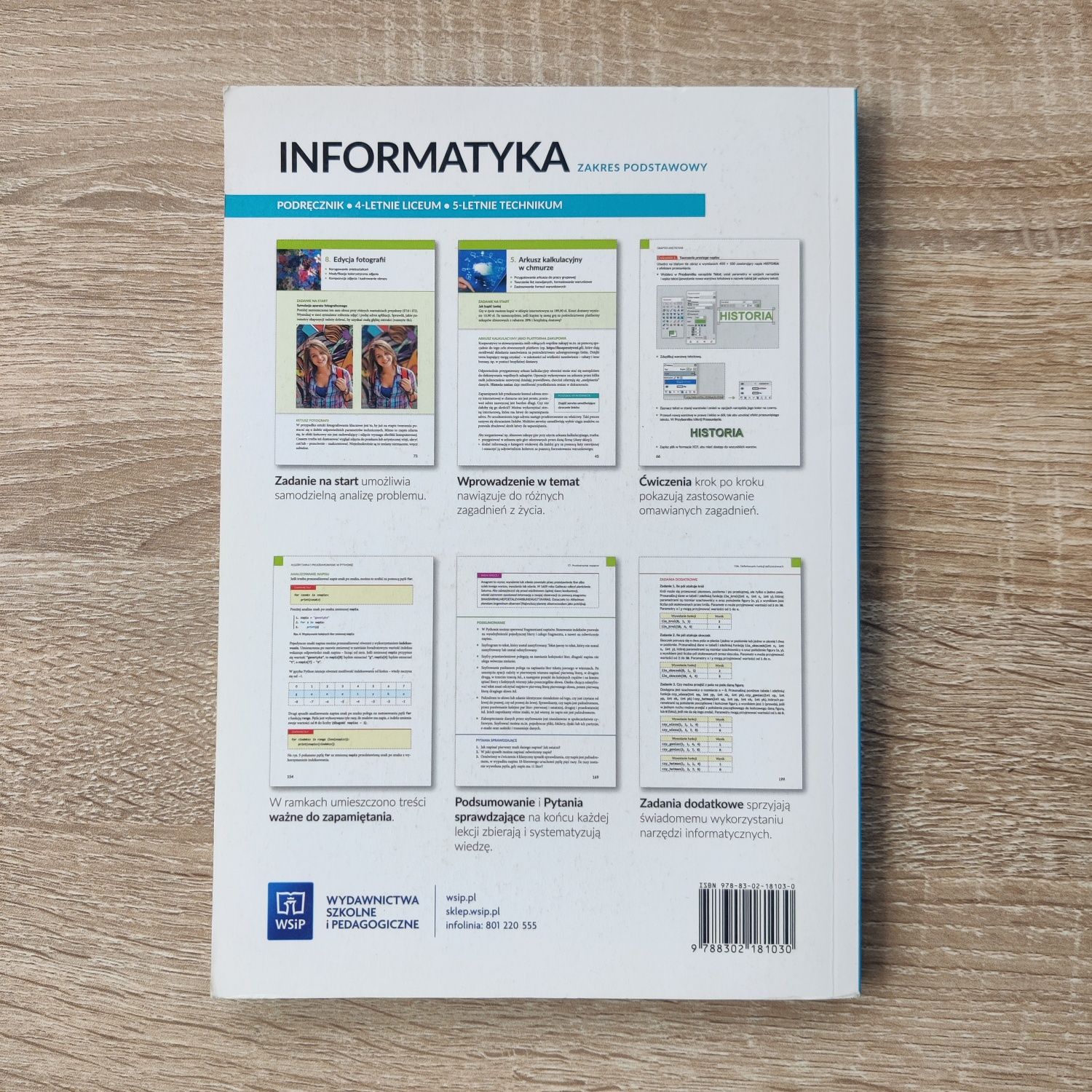 INFORMATYKA 1 podręcznik do liceum klasy 1