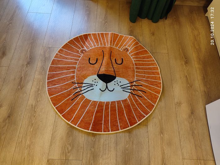 Nowy dywan do pokoju dziecięcego Lew 80 cm