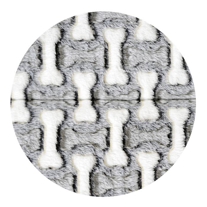 Legowisko Dla Psa Mata 100X70 Cm Polar Kości Antyslip