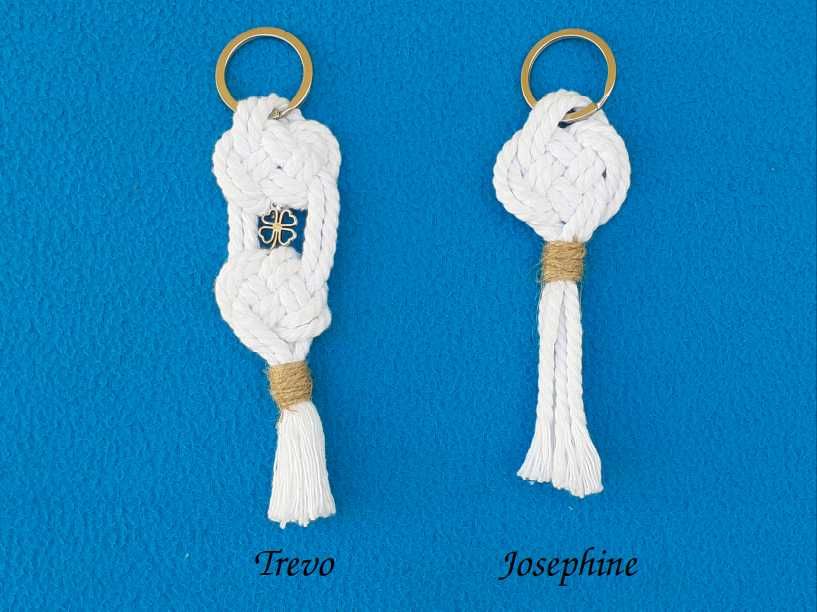 Porta chaves macrame // Chaveiro macramé personalizado