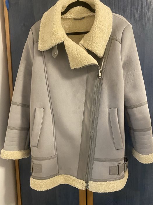 Дублянка ZARA сірого кольору