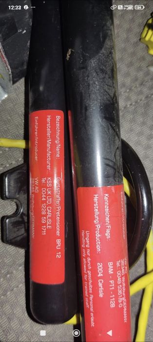 Pasy tylne z napinaczem Passat B6 kombi prawy lewy