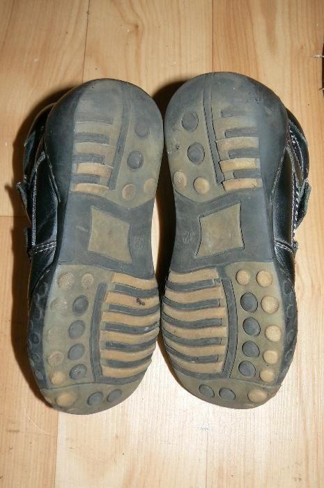Туфель-ботинок черный кожаный, Ладушки, 32