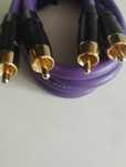 Melodika MD2R07 Kabel 2xRCA - 2x RCA Purple - 0,75m