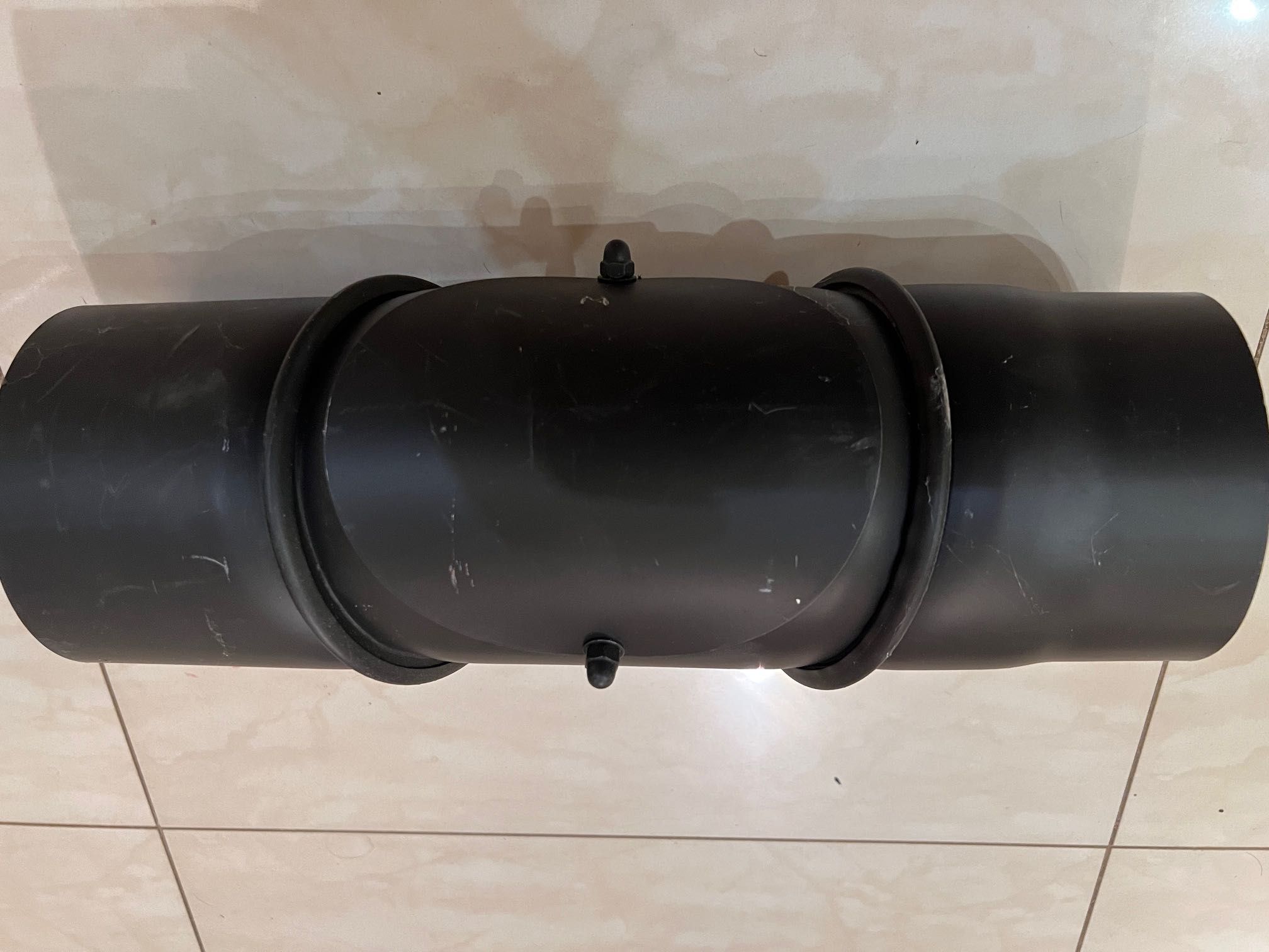 Kolano kominowe nastawne 3 segmentowe 120mm