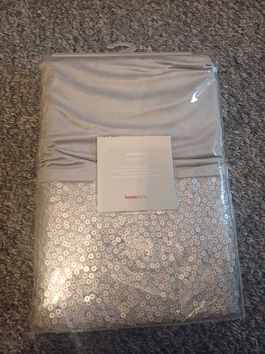 2 nowe zasłony szare Home and You