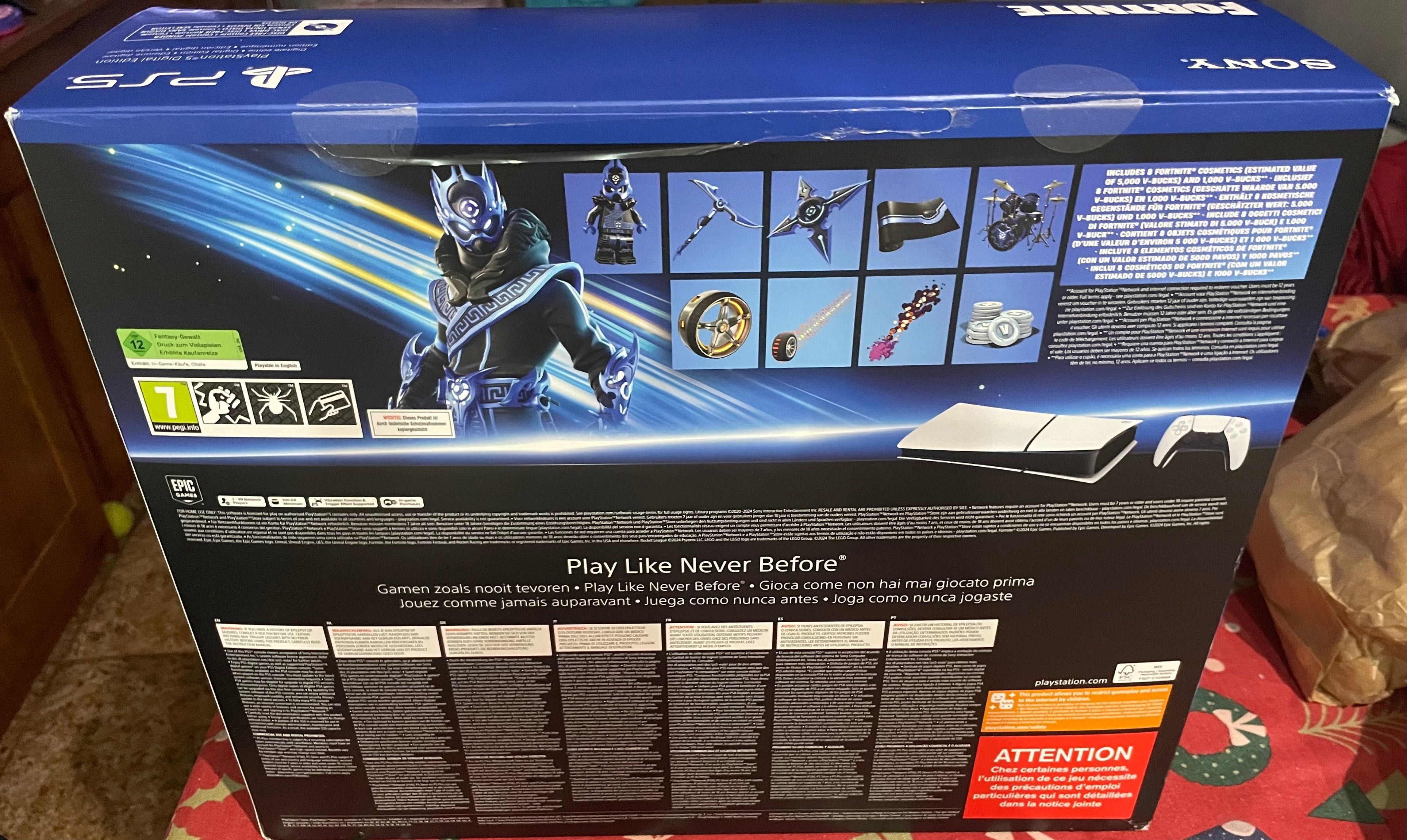 Vendo PS5 Slim Edição Digital 1TB como nova, com fatura e com caixa